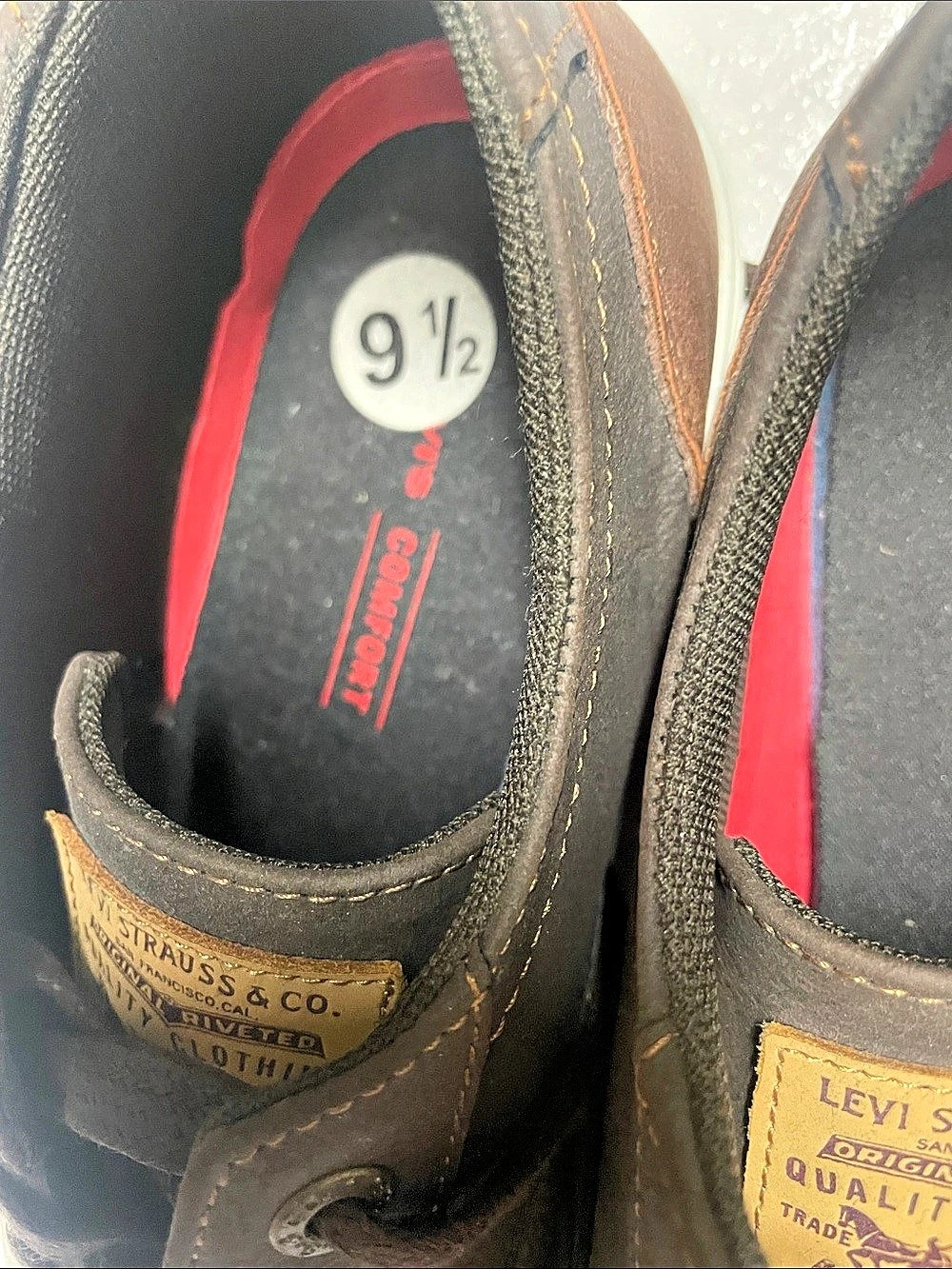 Levi's Drive Lo CBL Men's Brown Sneakers US 9.5 - Picture 4 of 7